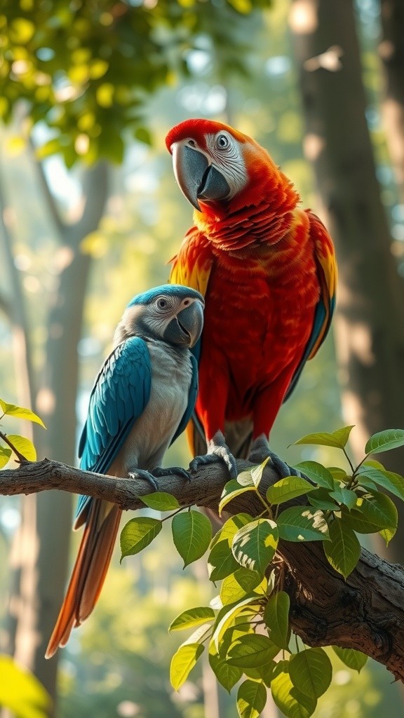 The Tale of the Proud Parrot and the Kind Dove