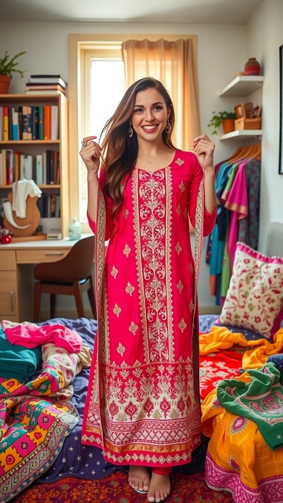 American Ladki ko Pakistani Dress aur Food ka Taste!