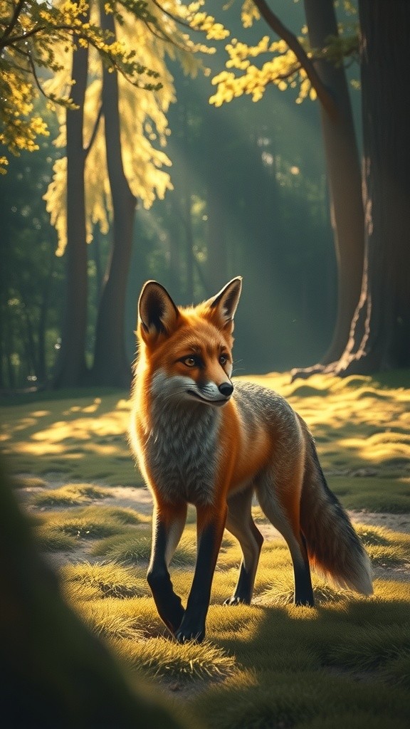 The Tale of Rusty the Fox: A Portrait of Elegance in Nature