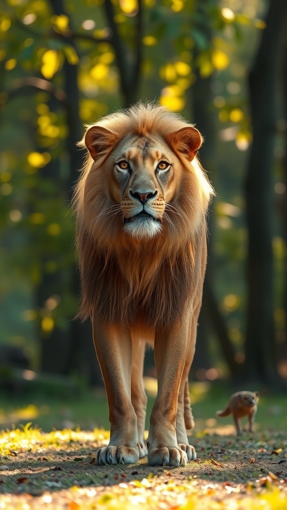 बुद्धिमान खरगोश और शेर