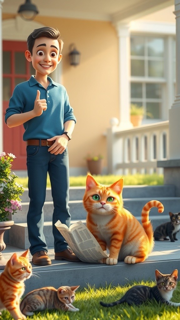 Kucing yang Masih Belum Sadar Berhenti Langganan Koran