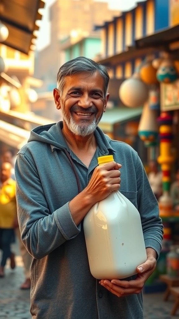 দুধের সাথে প্রতারণা: বিক্রেতার নষ্ট চেষ্টা