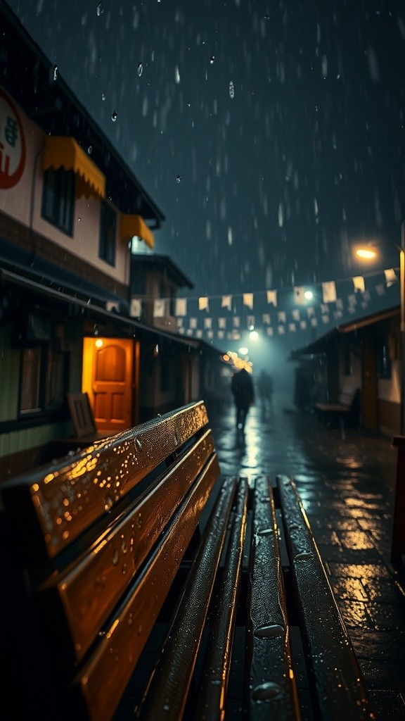 Whispers of Moonlit Rain