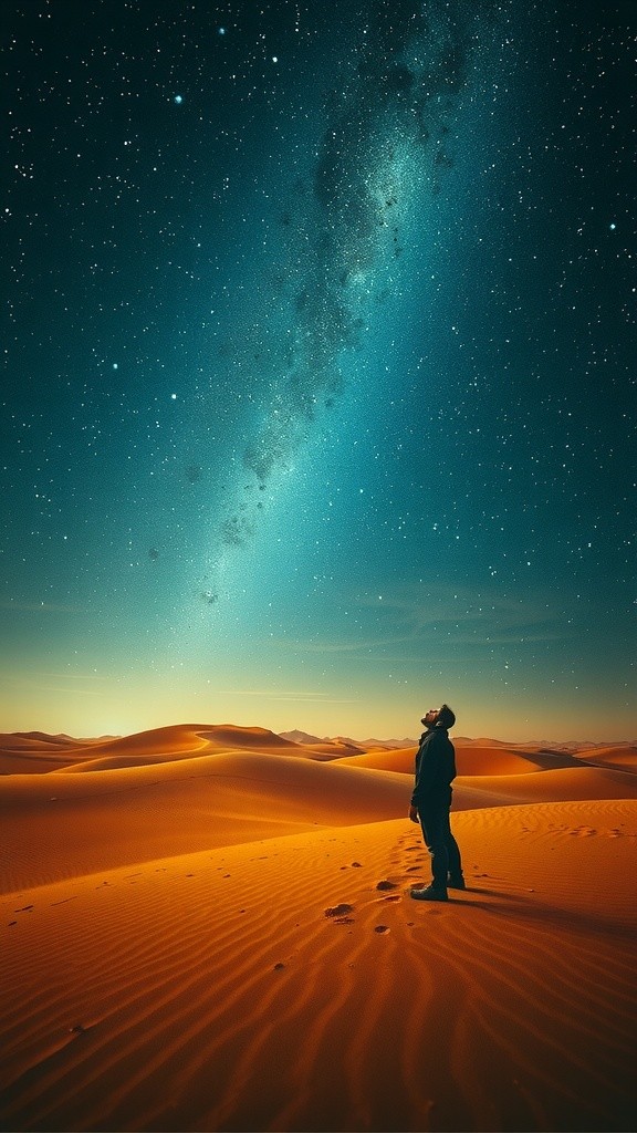 رجل في الفضاء الخارجي