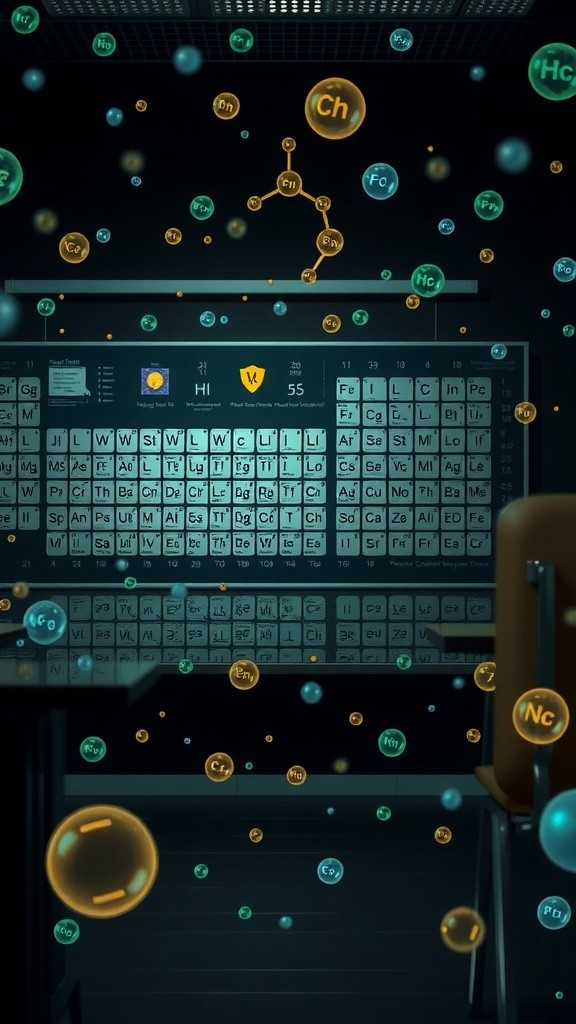 تاريخ تطور الجدول الدوري للعناصر