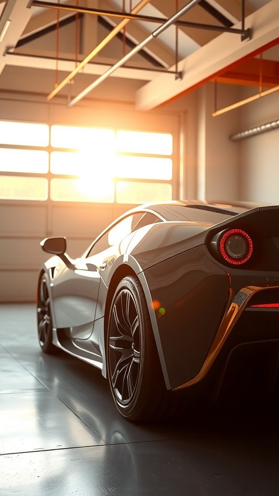 Driving a Lamborghini