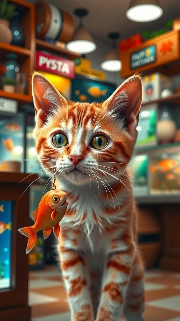 Kucing Oren dan Impian HP Barunya