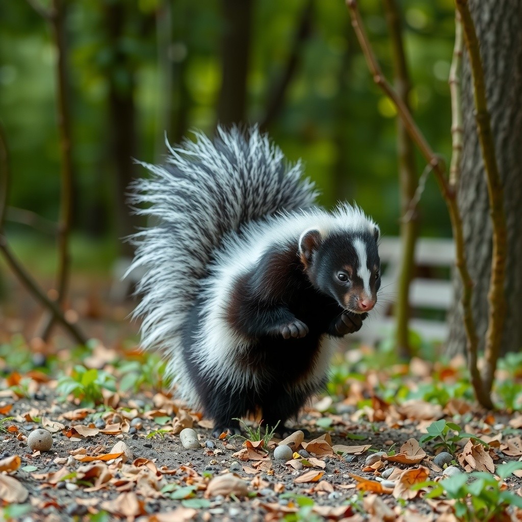 Skunk: The Wild West's Fearless Gunslinger of the Forest!