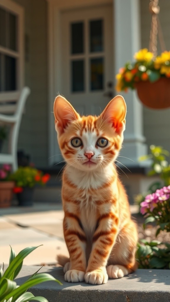 The Stray Cat and Her Kittens