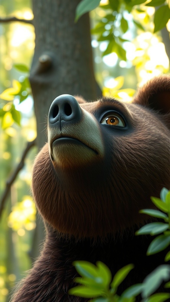 Bear Stuck in a Tree