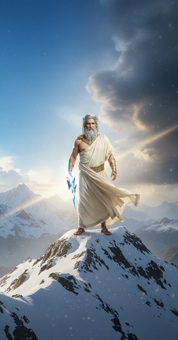 Divine Football Showdown: Zeus vs. Poseidon