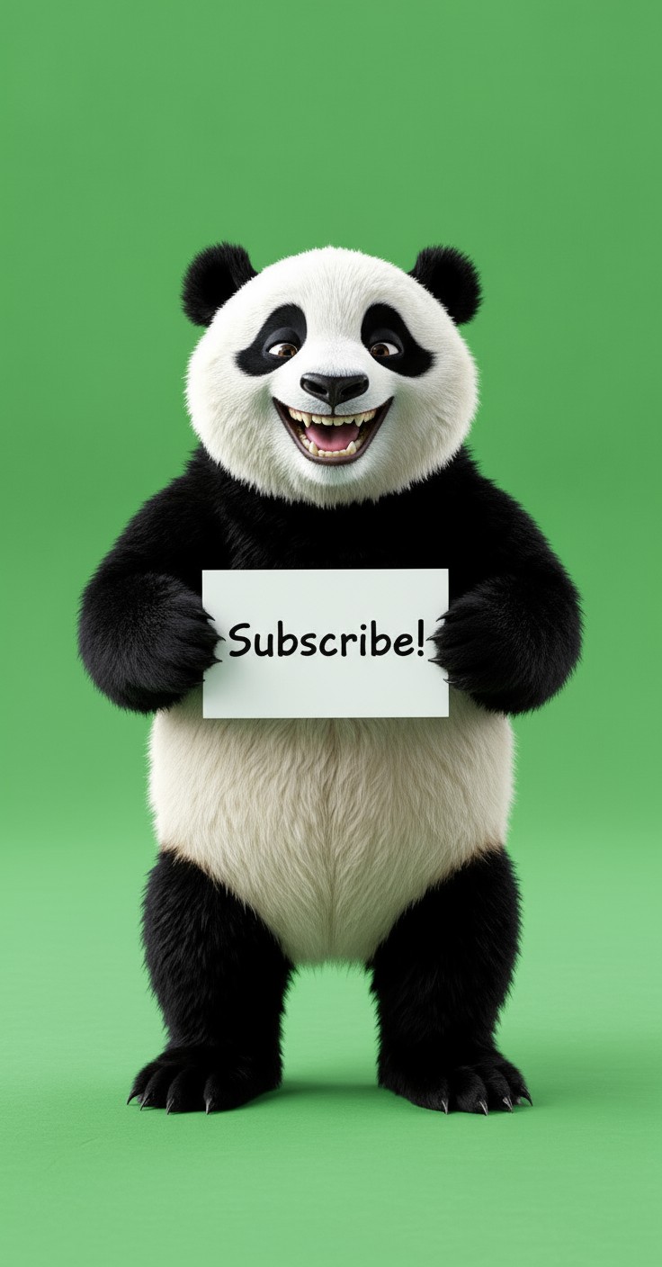 Bao the Panda's Hilarious Subscribe Call!
