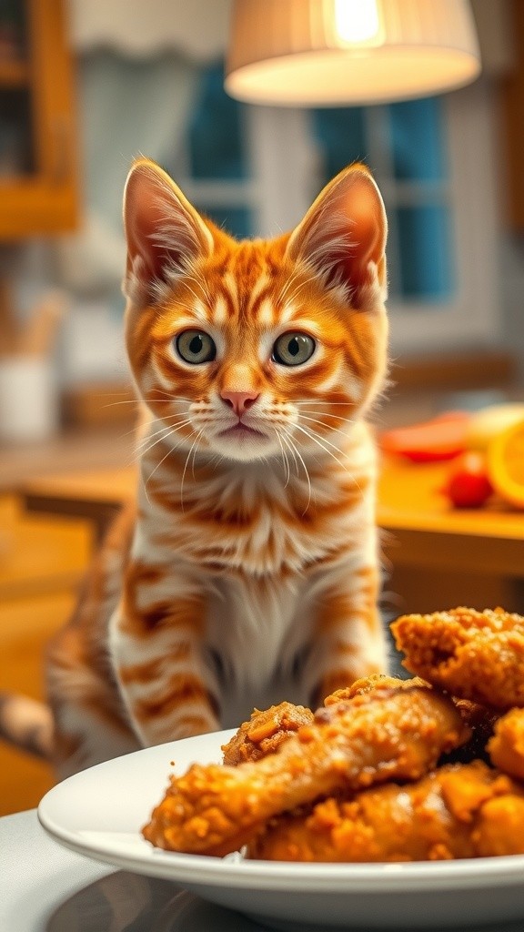 Kucing Pura-Pura Sakit Demi Ayam Goreng!