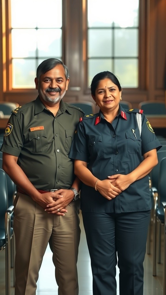 پولیس افسران کی خدمت و تحفظ کا عزم