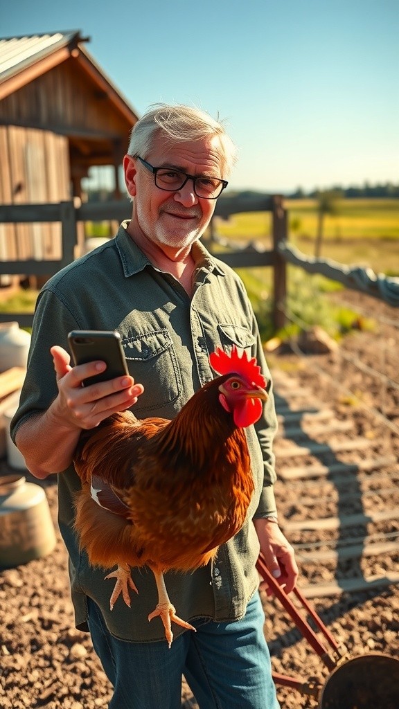 Ayam dan Cermin Ajaib