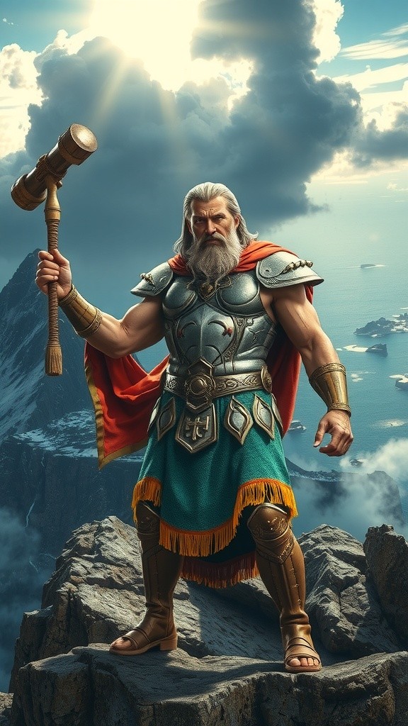 Thor Flies, Strikes Lightning, and Flexes!