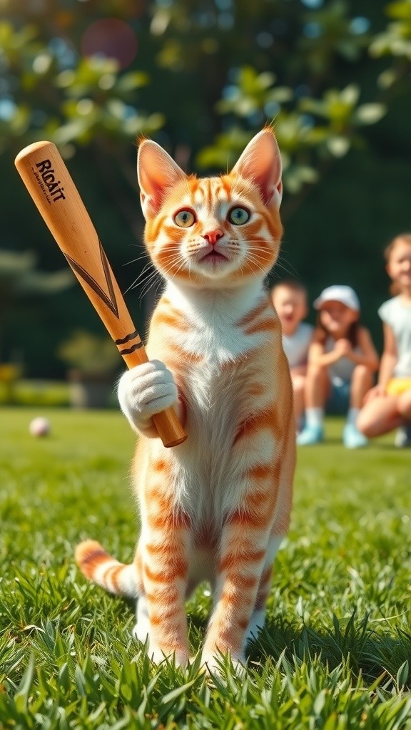 The Cat Who Chases Cricket Dreams