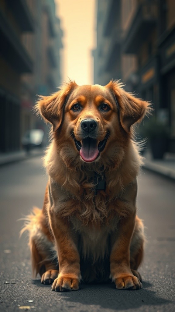 The Silent Love of a Stray Dog