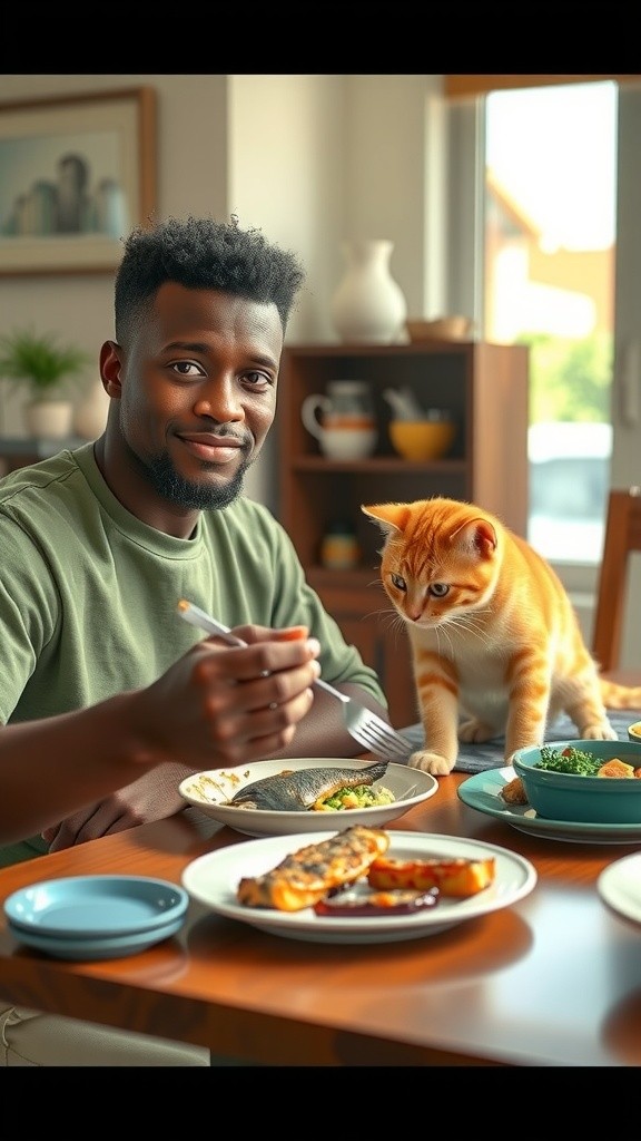 Kucing Viral karena Tidur di Kotak Ikan!