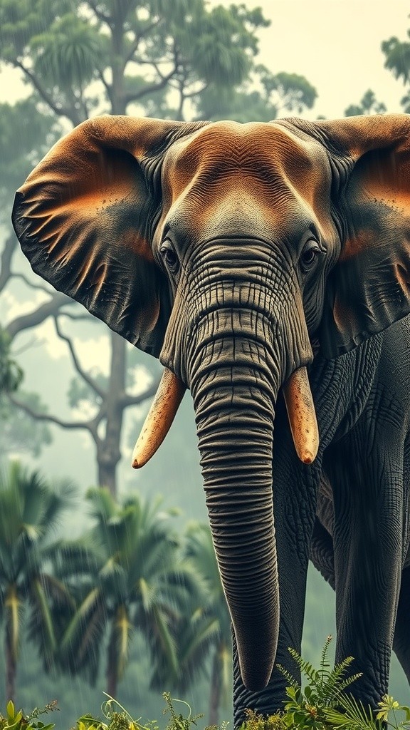 The Happy Journey of a Hungry Elephant