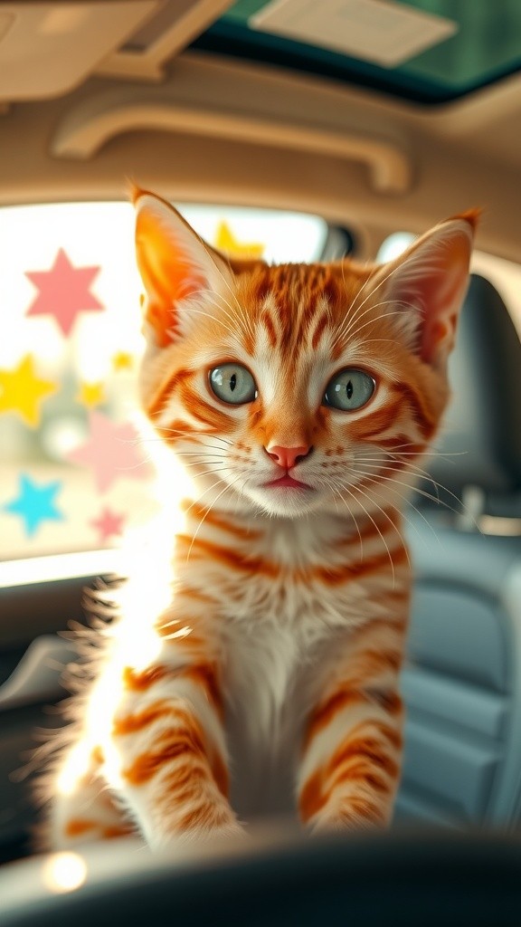 Milo the Driving Cat!