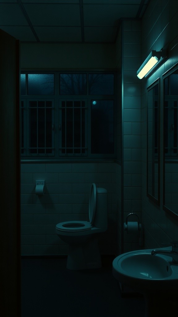 Kejutan Hantu di Toilet Sekolah