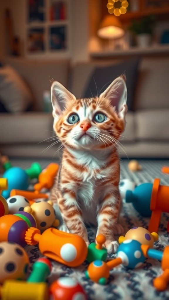 हमारी शरारती बिल्ली का घर का काम!