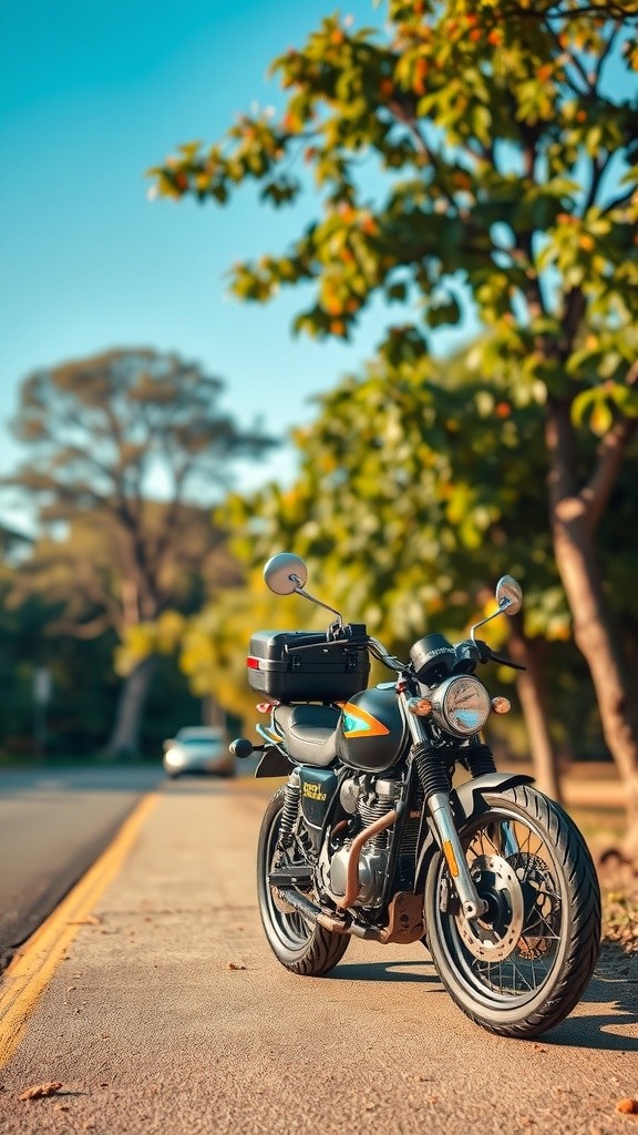 साहसी बिल्ली और बाइक का मंजर