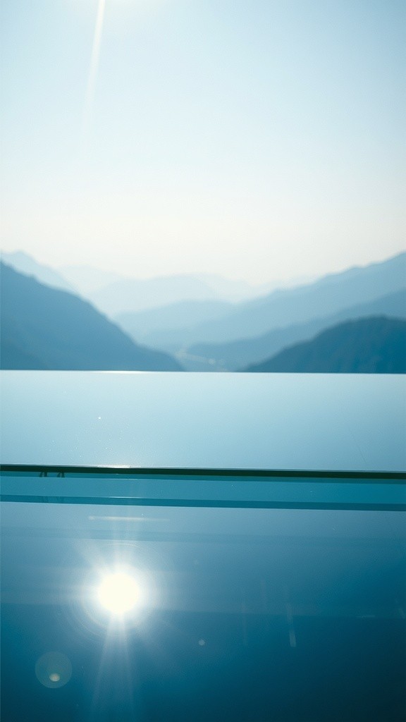 Reflections Above a Valley: A Glass Walkway Experience