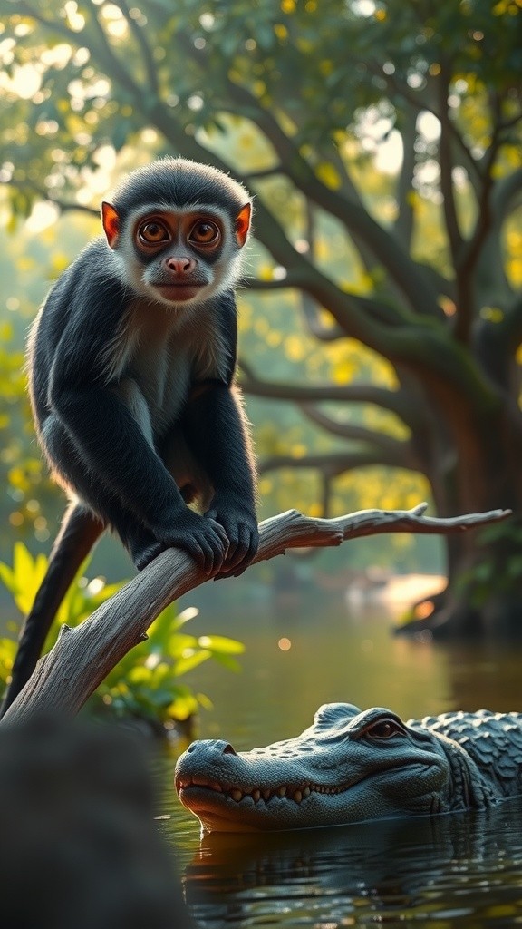 चतुर बंदर और उसका मजेदार बचाव