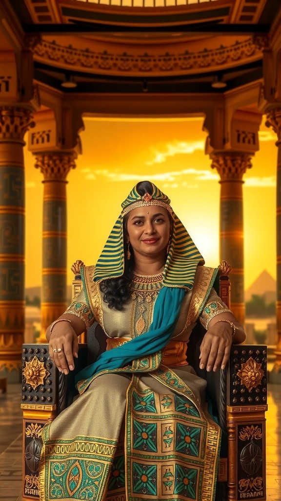 الملكة ولاء الثانية: رمز القوة والحكمة في مصر القديمة