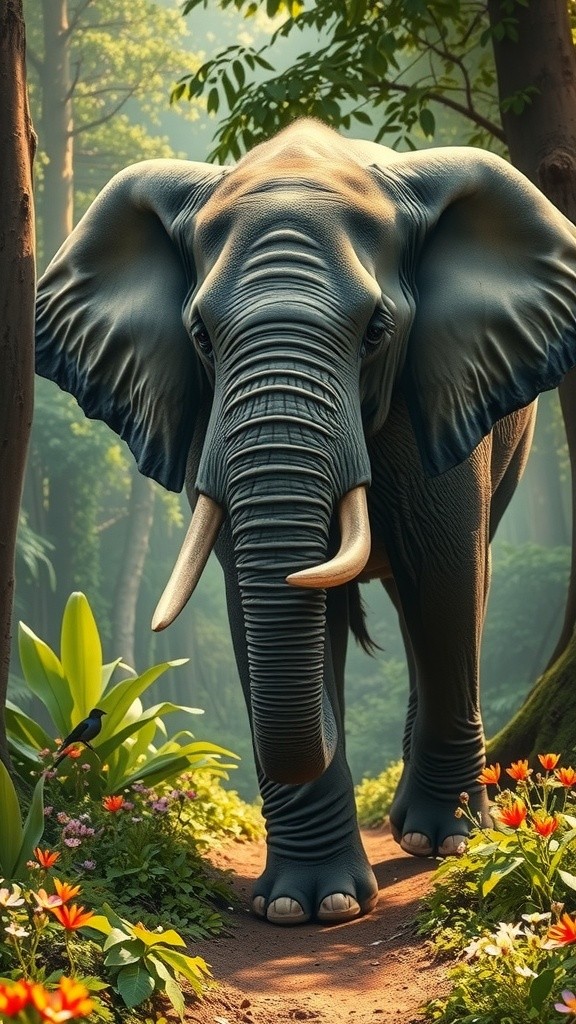 A Big Heart and a Tiny Voice: The Elephant and the Ant