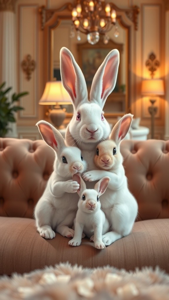 Rabbit Siblings' Struggles with the Evil Fox