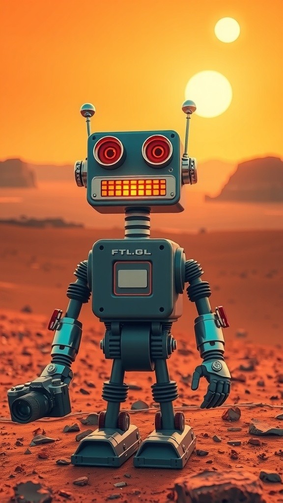 Alien Vlogger Explores Mars