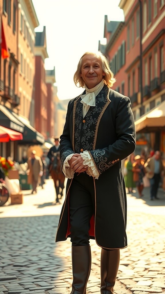 Franklin's Fascination: A Time-Traveling Encounter with Modern Marvels