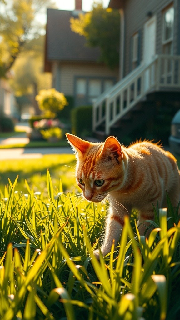 Kucing Kelaparan dan Anak Baik Hati