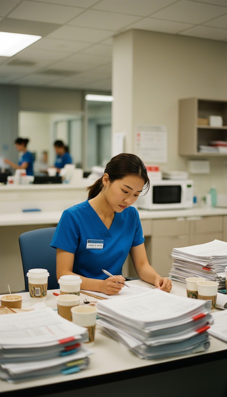 Caffeine & Chaos: A Nurse's Reality Check!