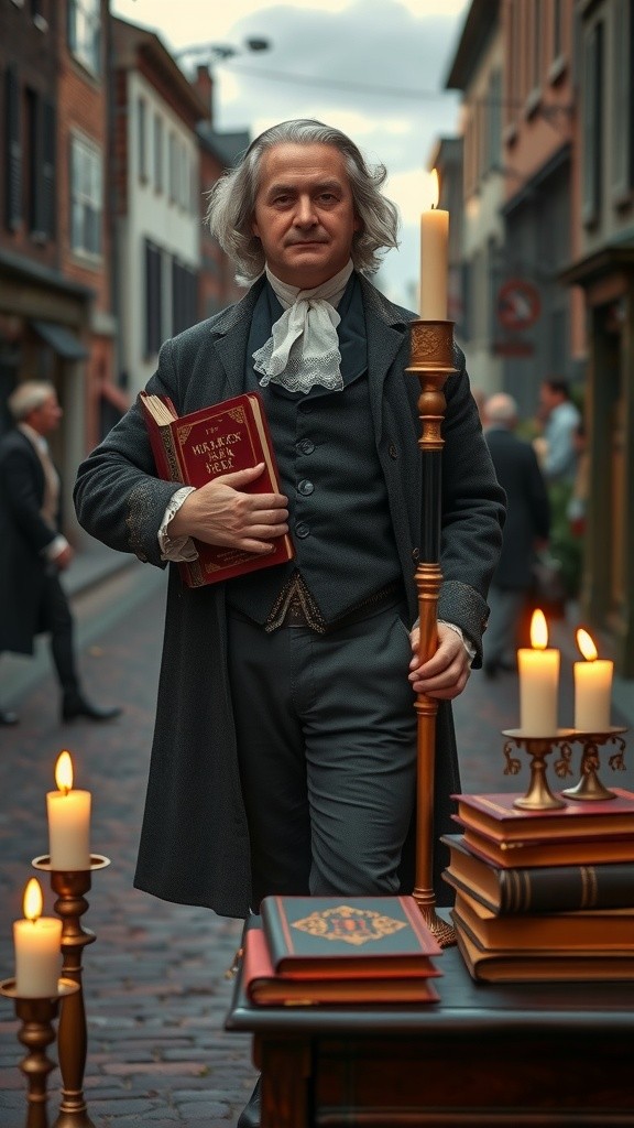 Benjamin Franklin: A Time Traveler's Awe in the 21st Century