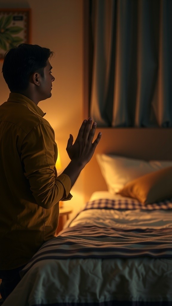 A Young Man Seeking Healing Grace