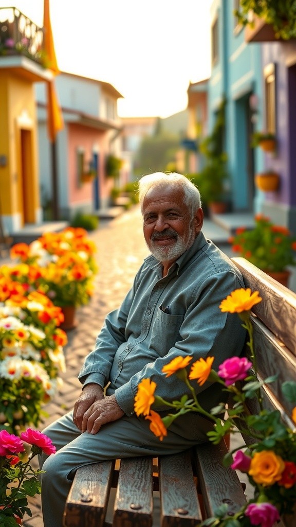 The Joy of Morning in a Flower Lane