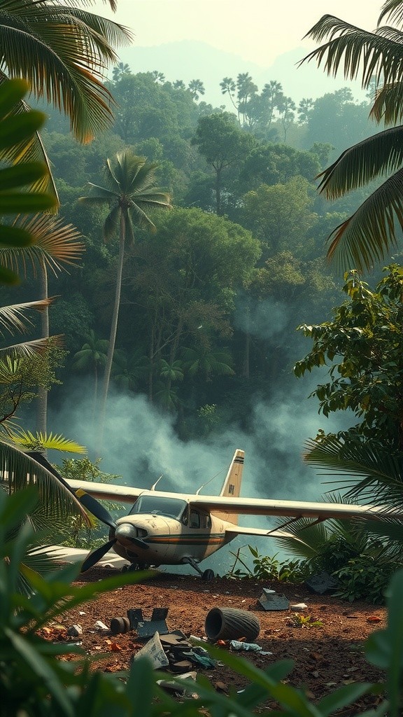 Bertahan Hidup di Hutan Setelah Kecelakaan Pesawat