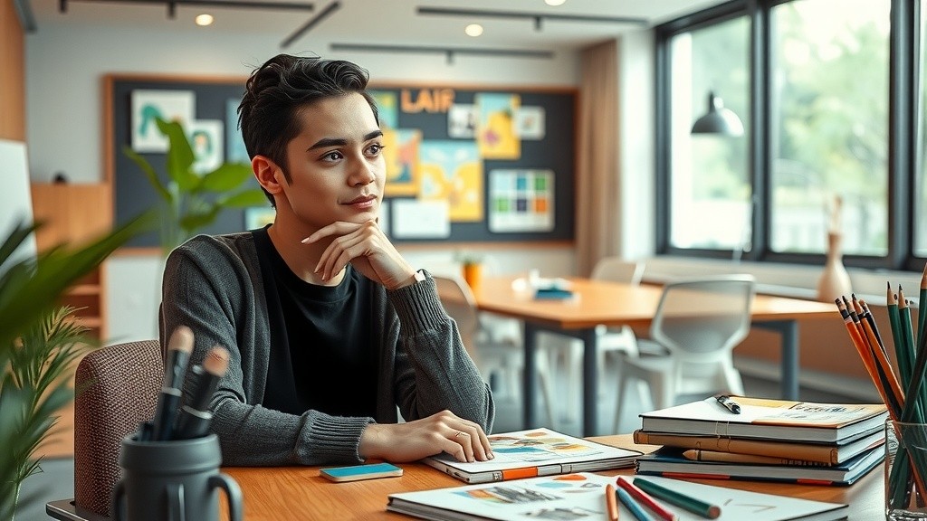 تصميم شعار عصري لشخصية متمردة