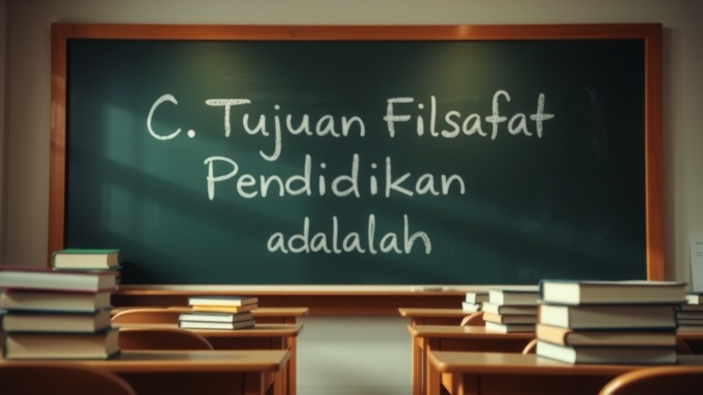 Peran Filsafat Pendidikan dalam Menentukan Tujuan Belajar
