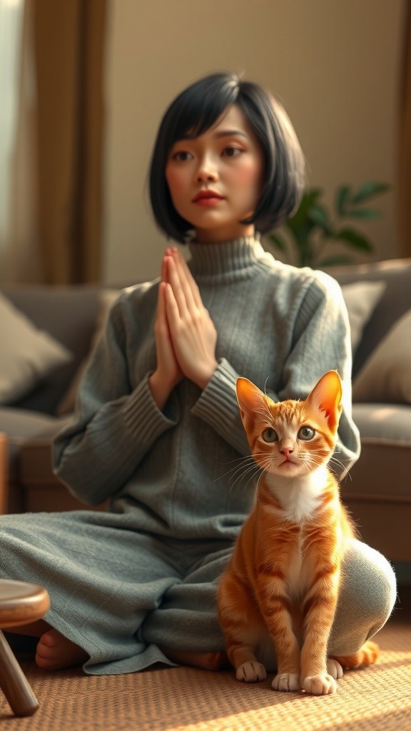 Kucing Taat atau Mengheningkan Niat?