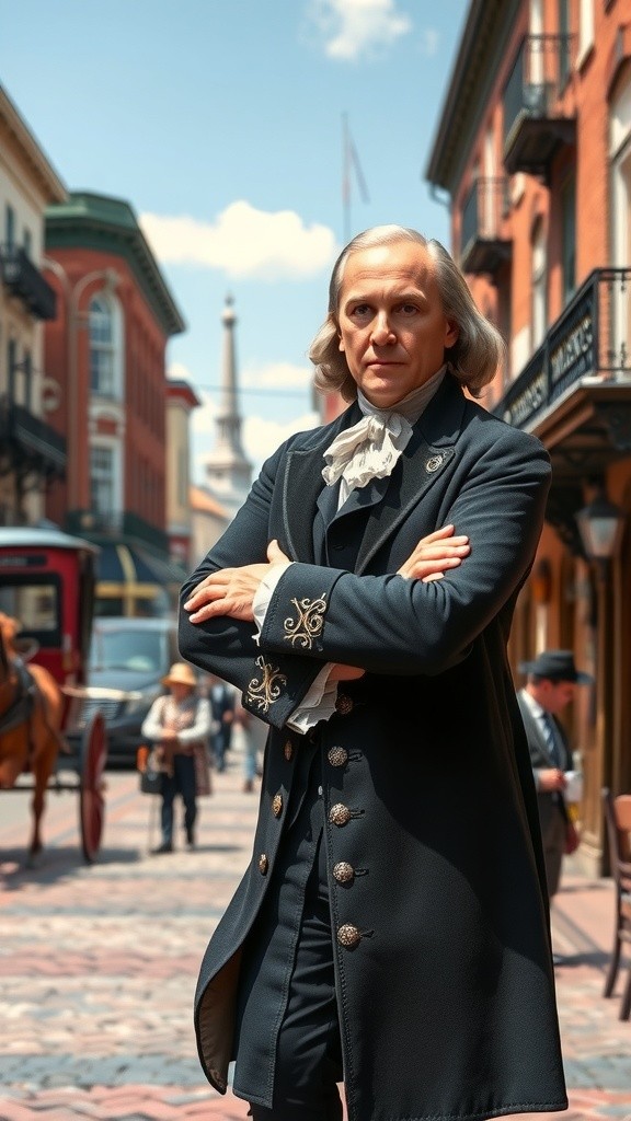 Benjamin Franklin: A Time Traveler's Awe in the 21st Century