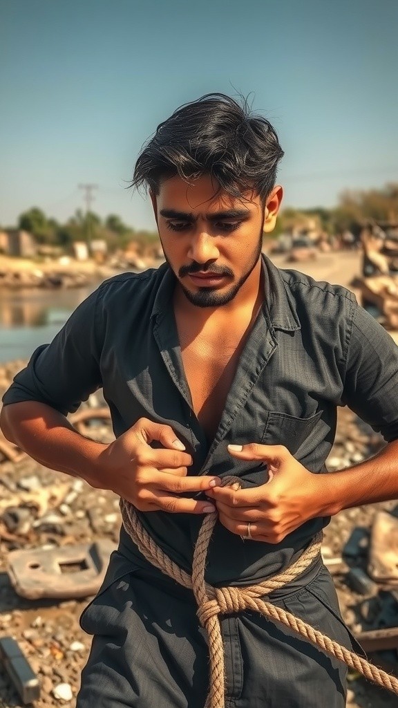 Courage in the Face of Adversity: A Boy Saves a Dog from a Flood