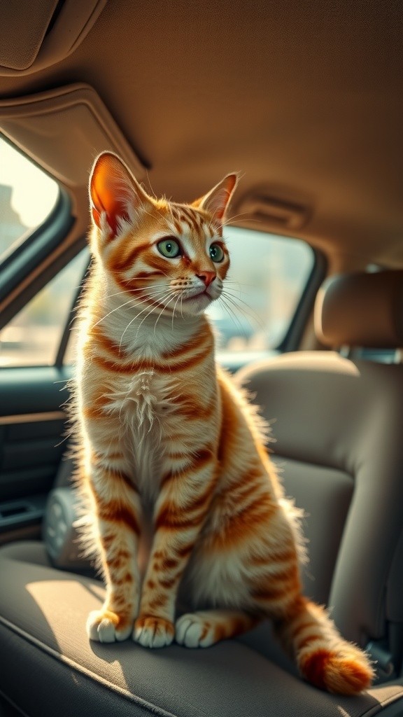 Cat in Car During Police Chase