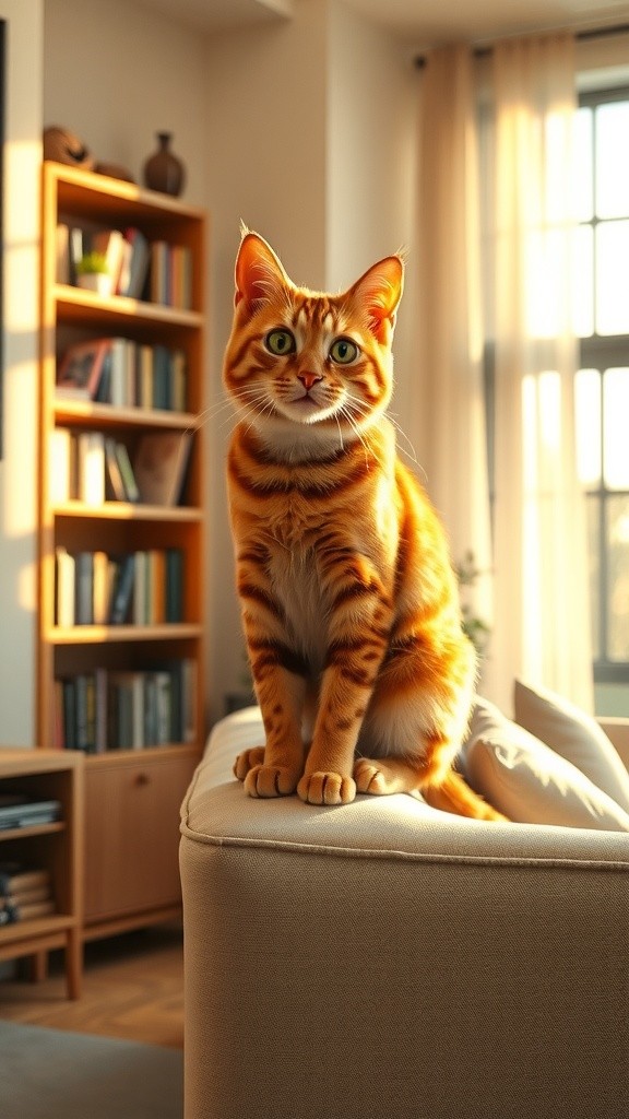 Talking Cat on the Couch