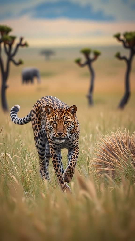 Lion vs Leopard: The Chase