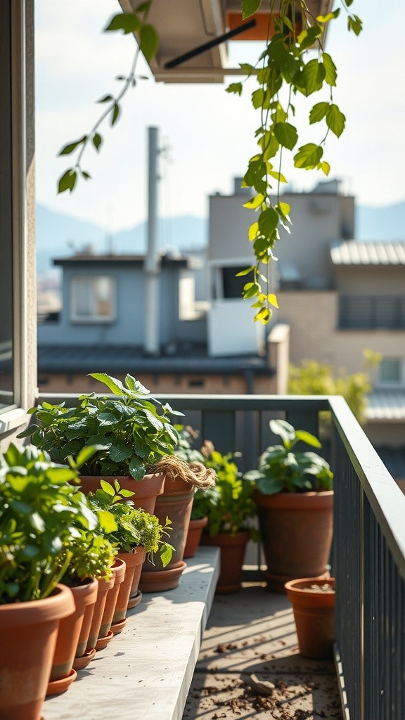 घर की बालकनी में आलू की खेती